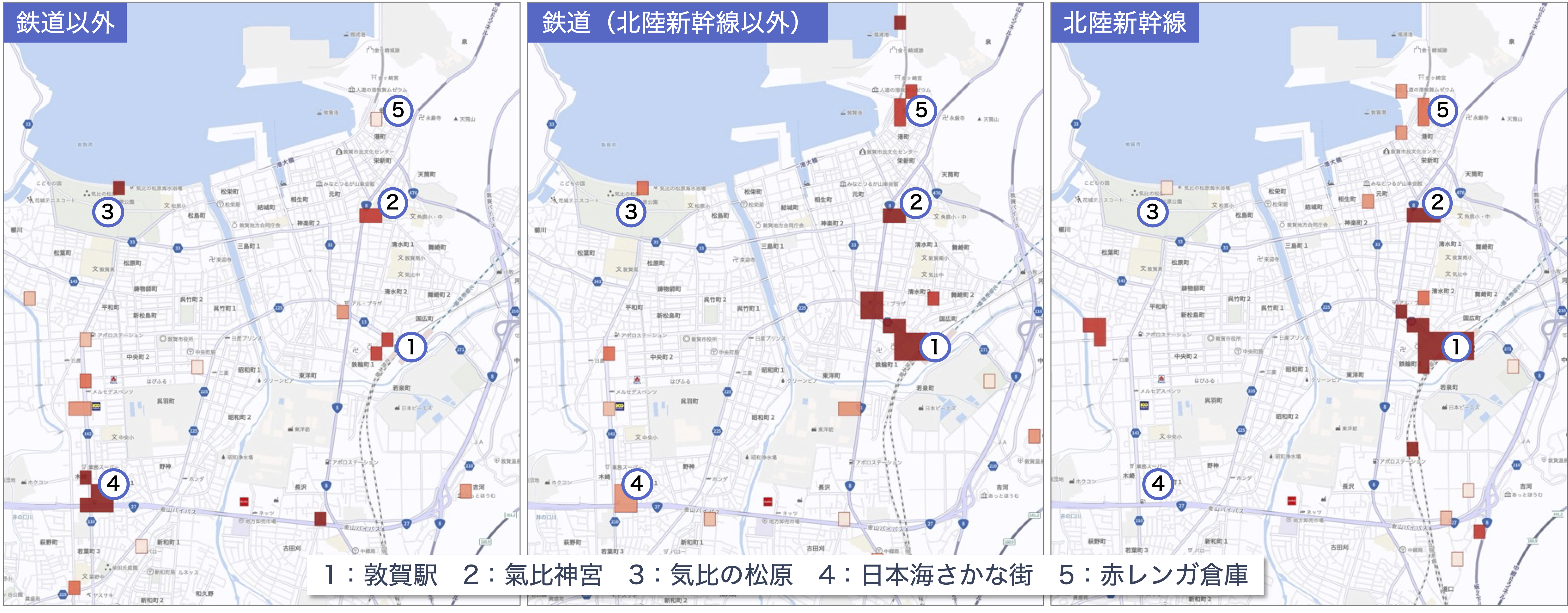 図7：2024年GWにおける来訪者の滞留スポット